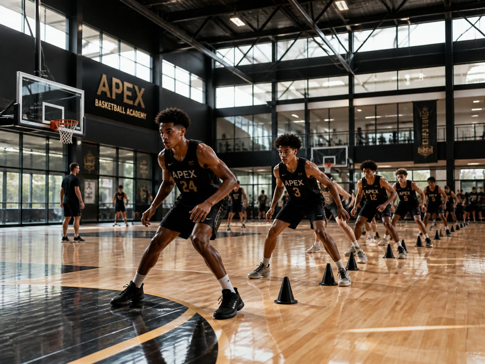 Basketball training at Sentinel Academy