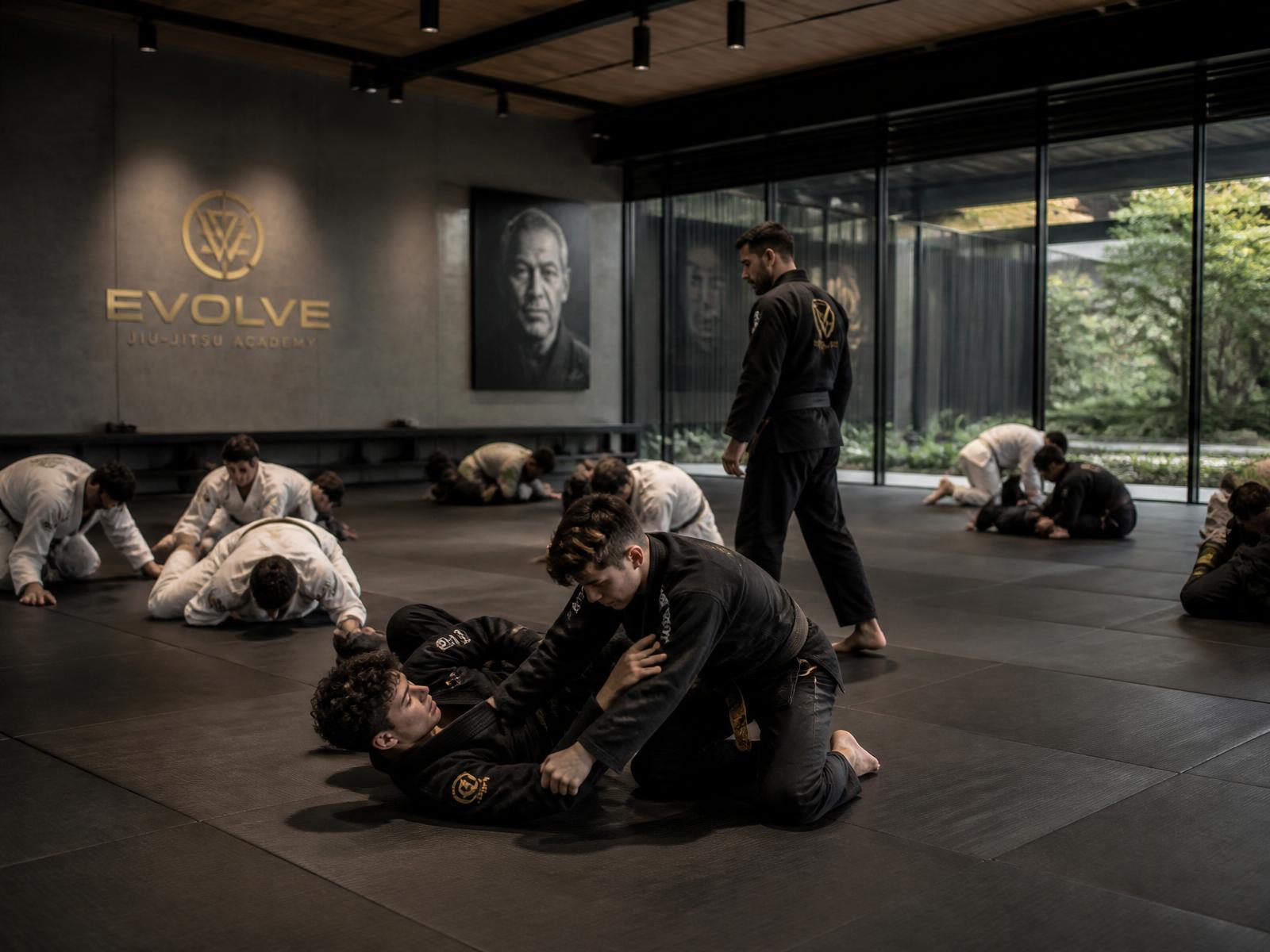 Brazilian Jiu Jitsu training at Sentinel Academy